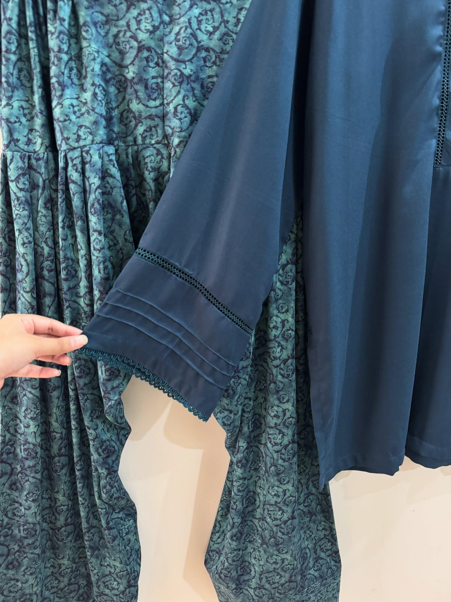 Blue Digital Farshi Shalwar Set - Image 3