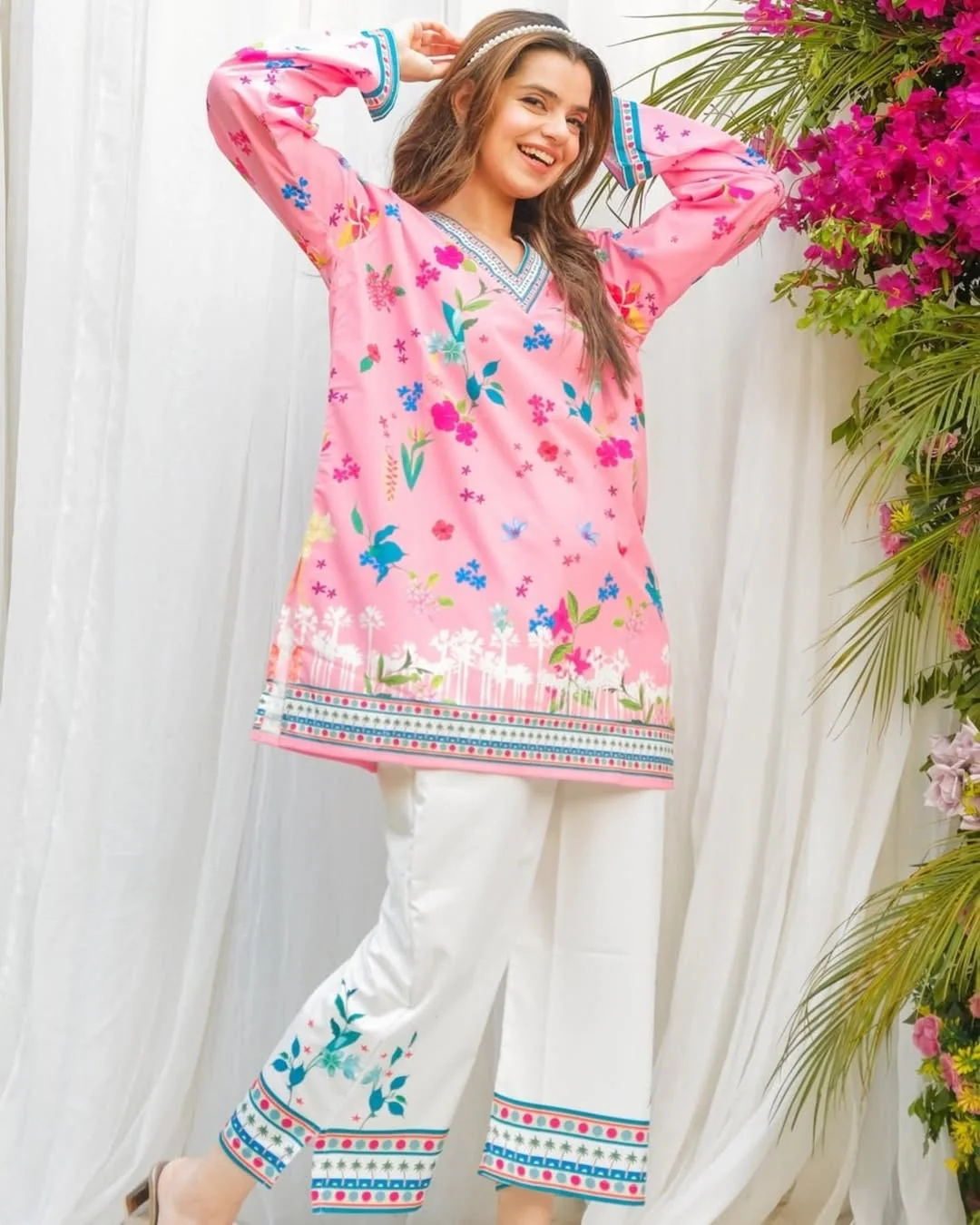 Dananeer Digital Co-ord Set - Image 9