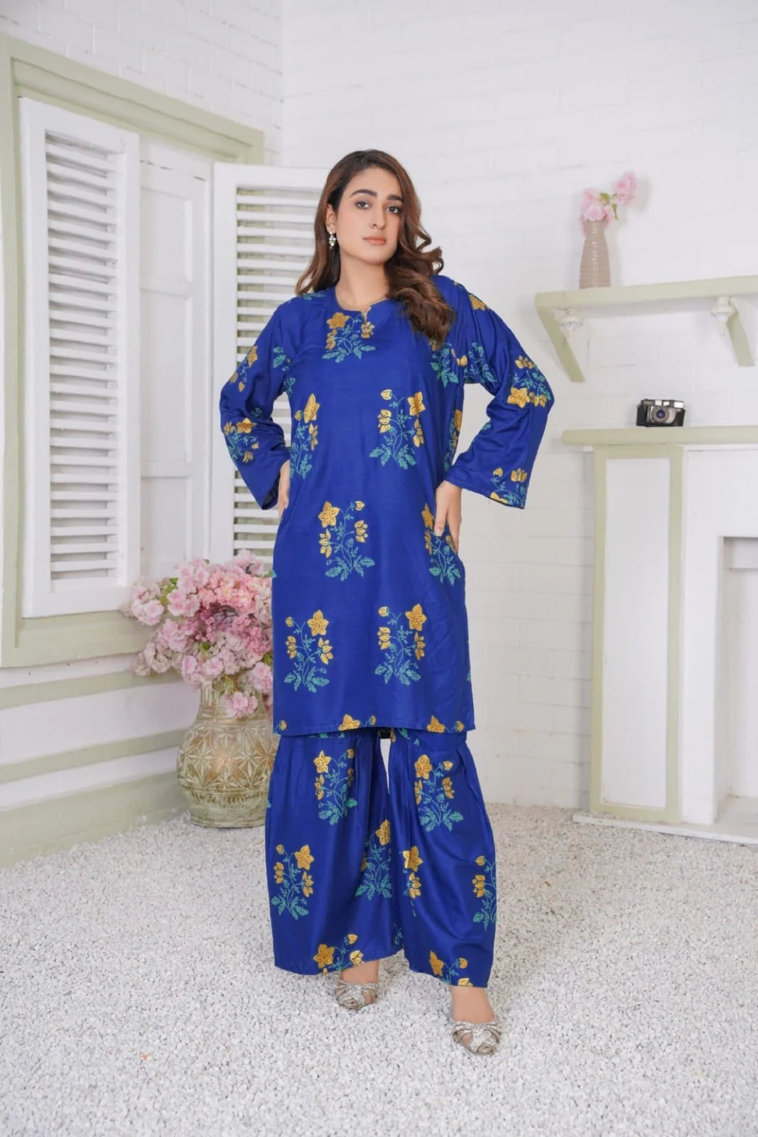 Printed Shirt With Sharara - Image 3