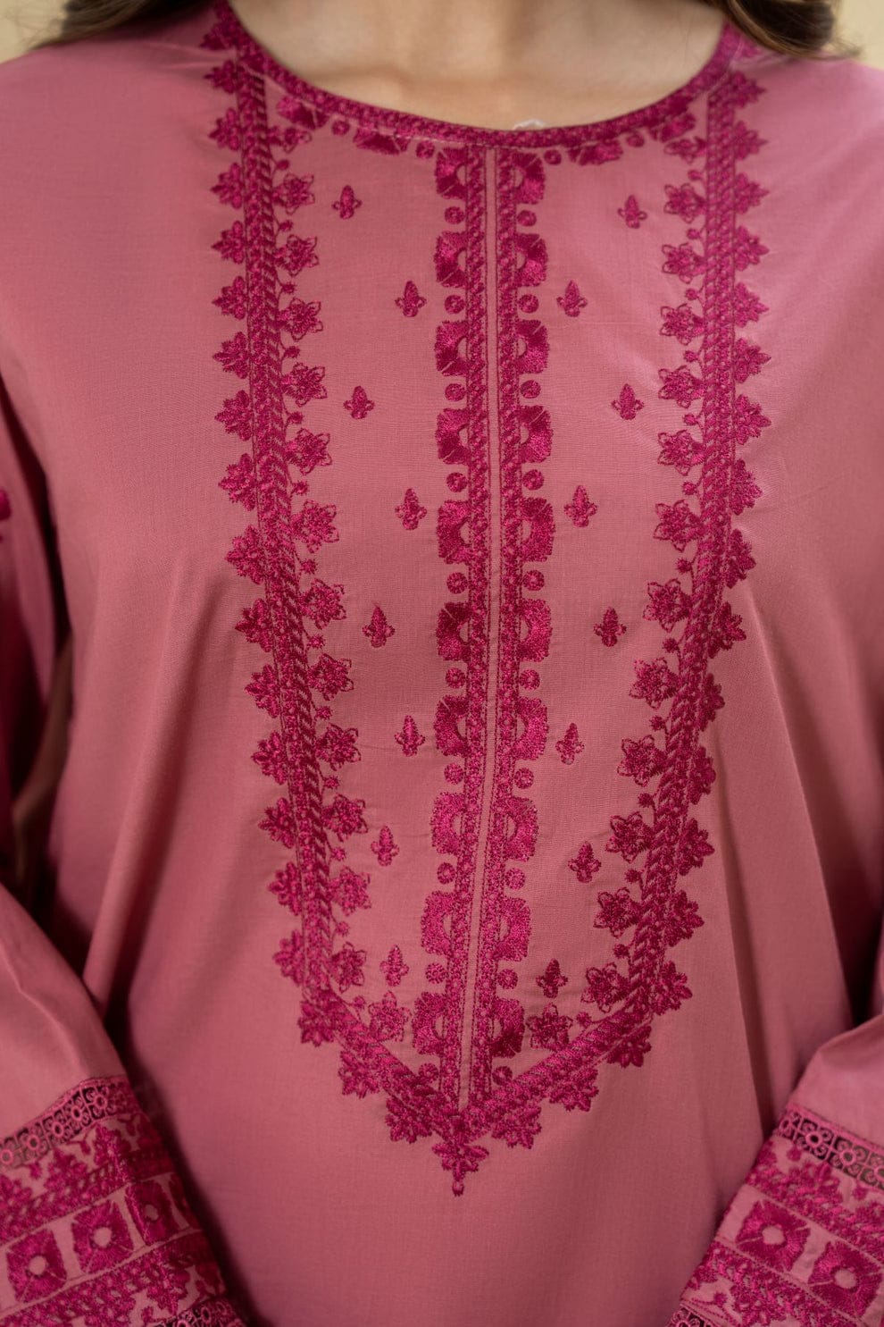 Ruby Pink Farshi Shalwar Set - Image 7