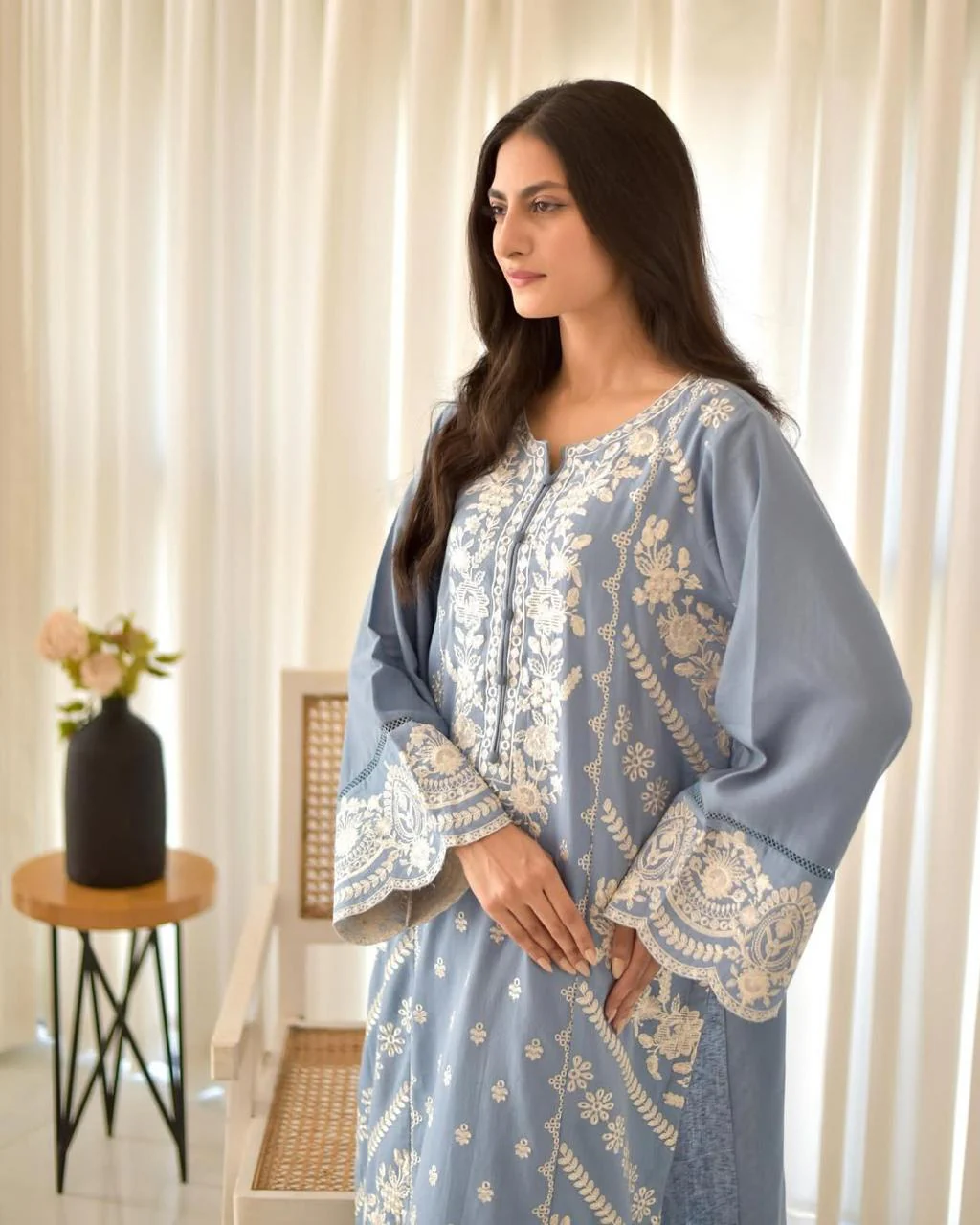 Sanober Emb 3pc - Image 6